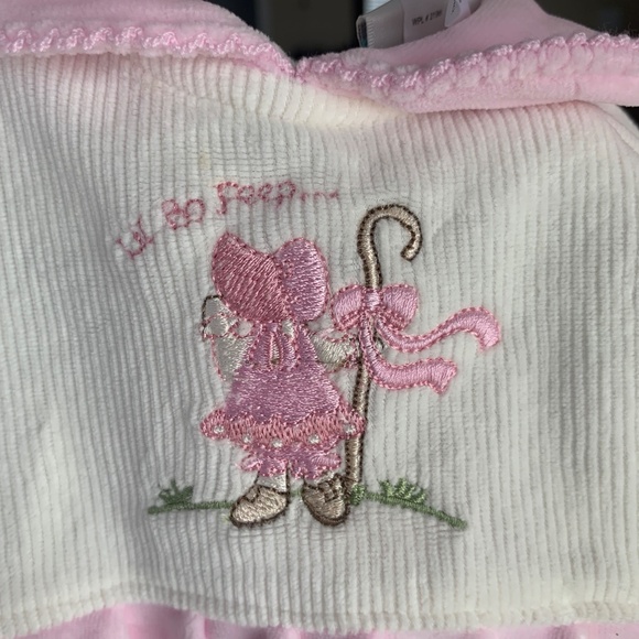 Little Impressions Little Bo Peep Footed Romper Sleeper Outfit 0-3m Vtg. 90s Y2K - Picture 8 of 11